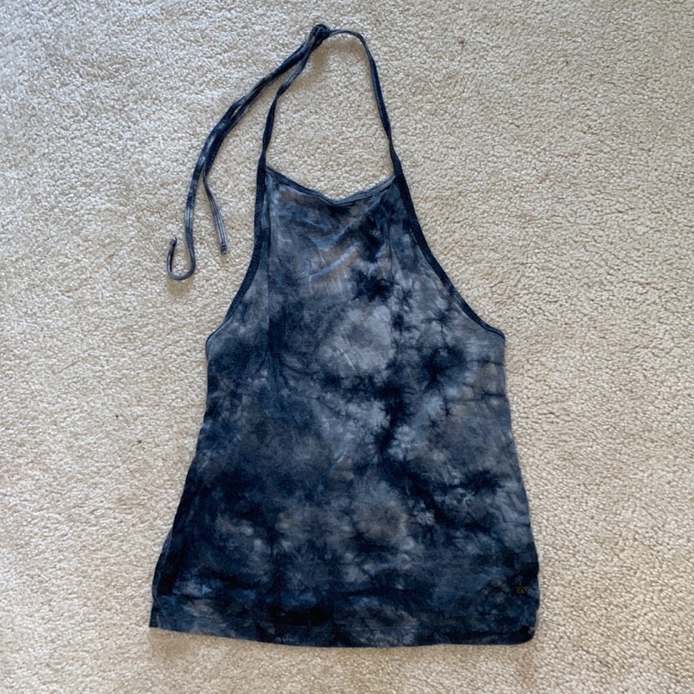 Open back tank top